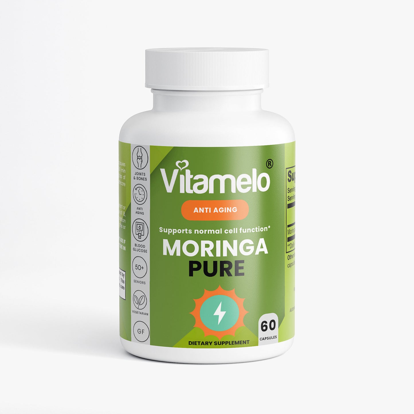 100% USA Made Pure Moringa Capsules