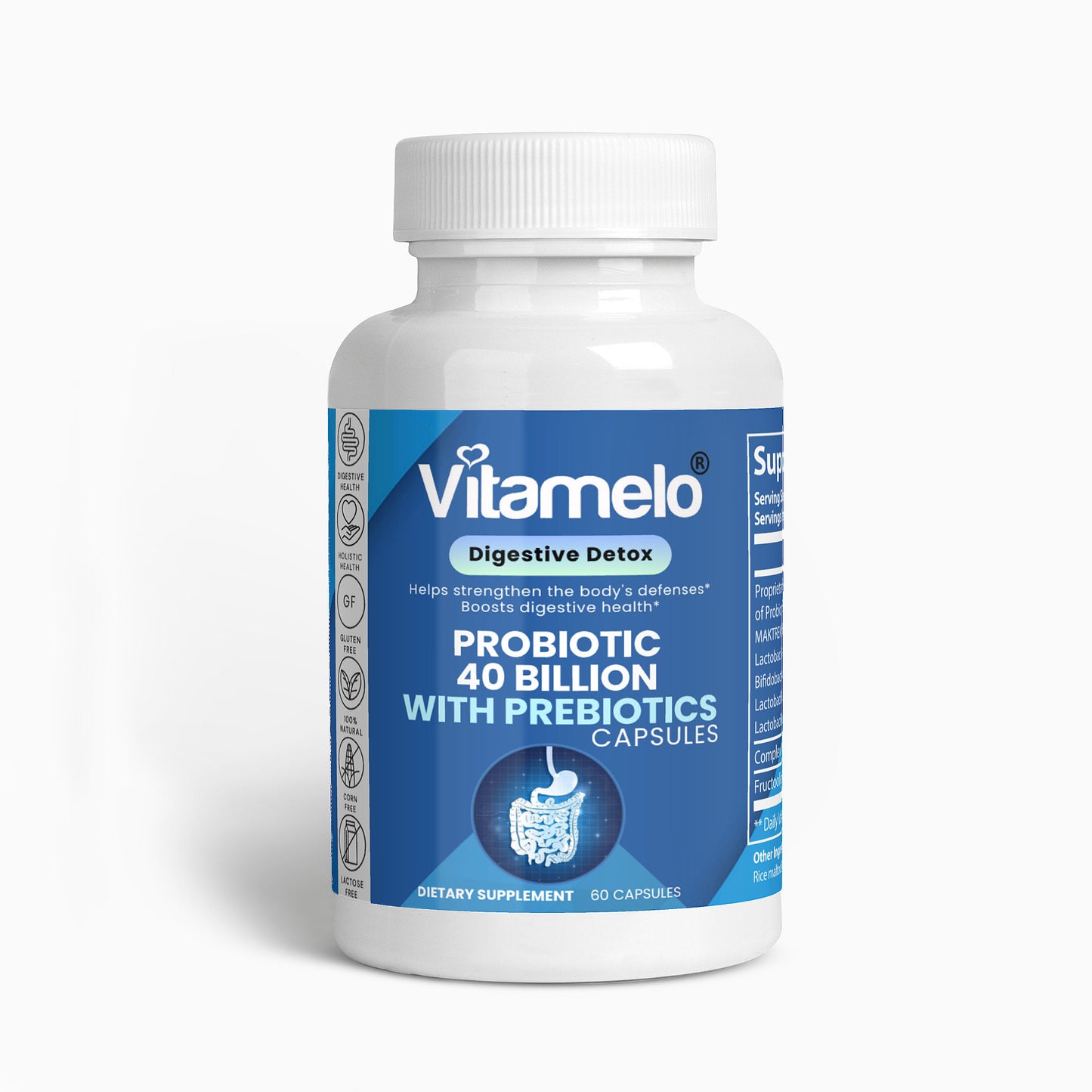 Probiotic 40 Billion with (Lactobacillus Plantarum)