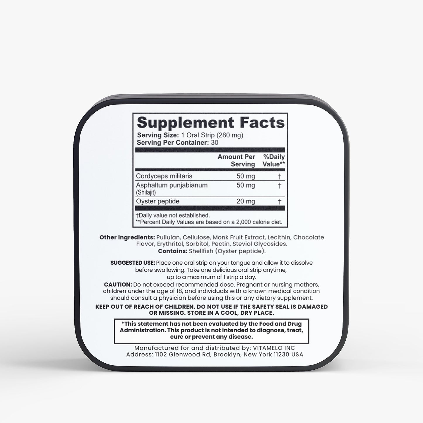 PREMIUM Libido Support Strips (Shilajit + Oyster Peptide)