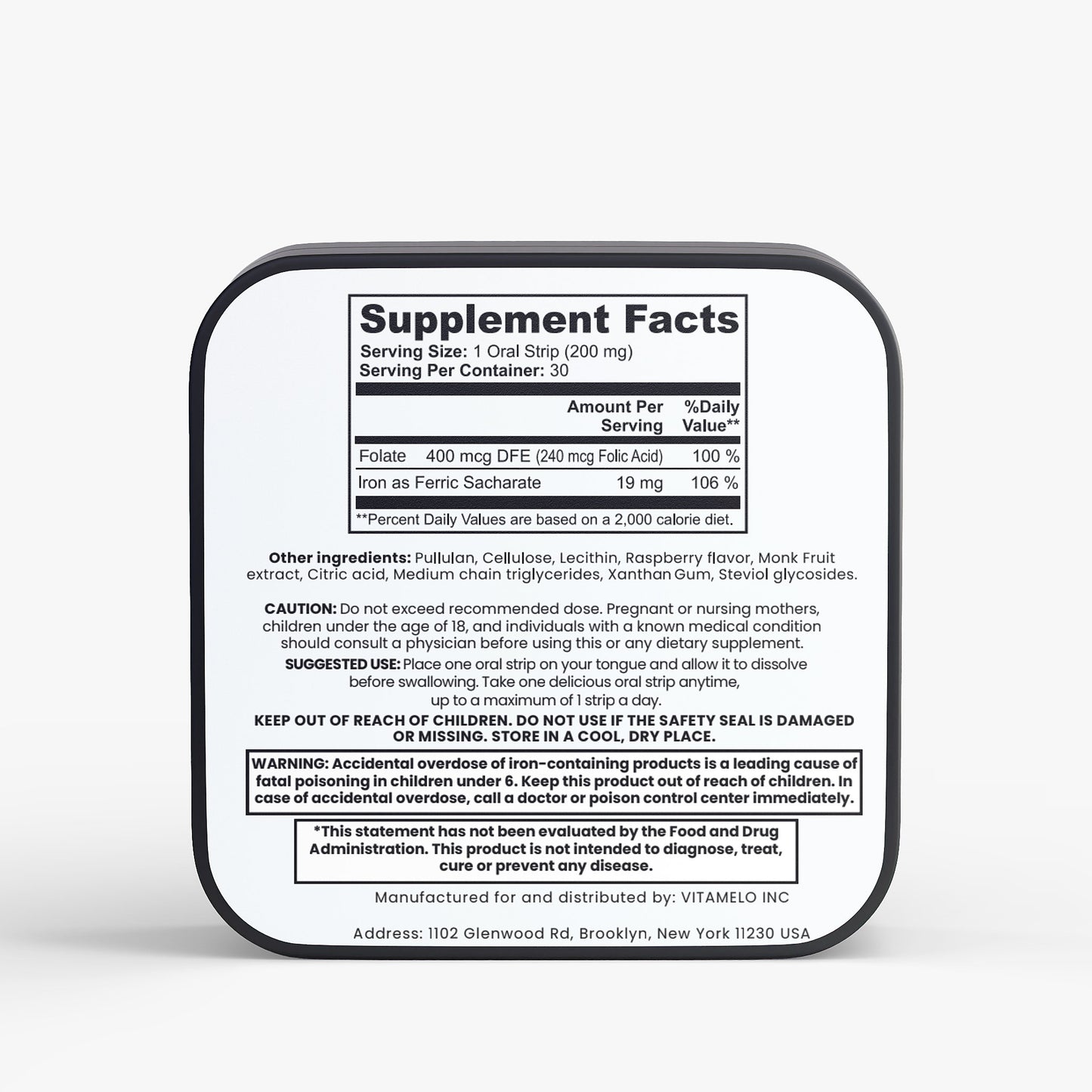 Iron Strips Healthy Blood Flow