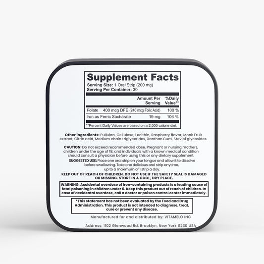 Iron Strips Healthy Blood Flow