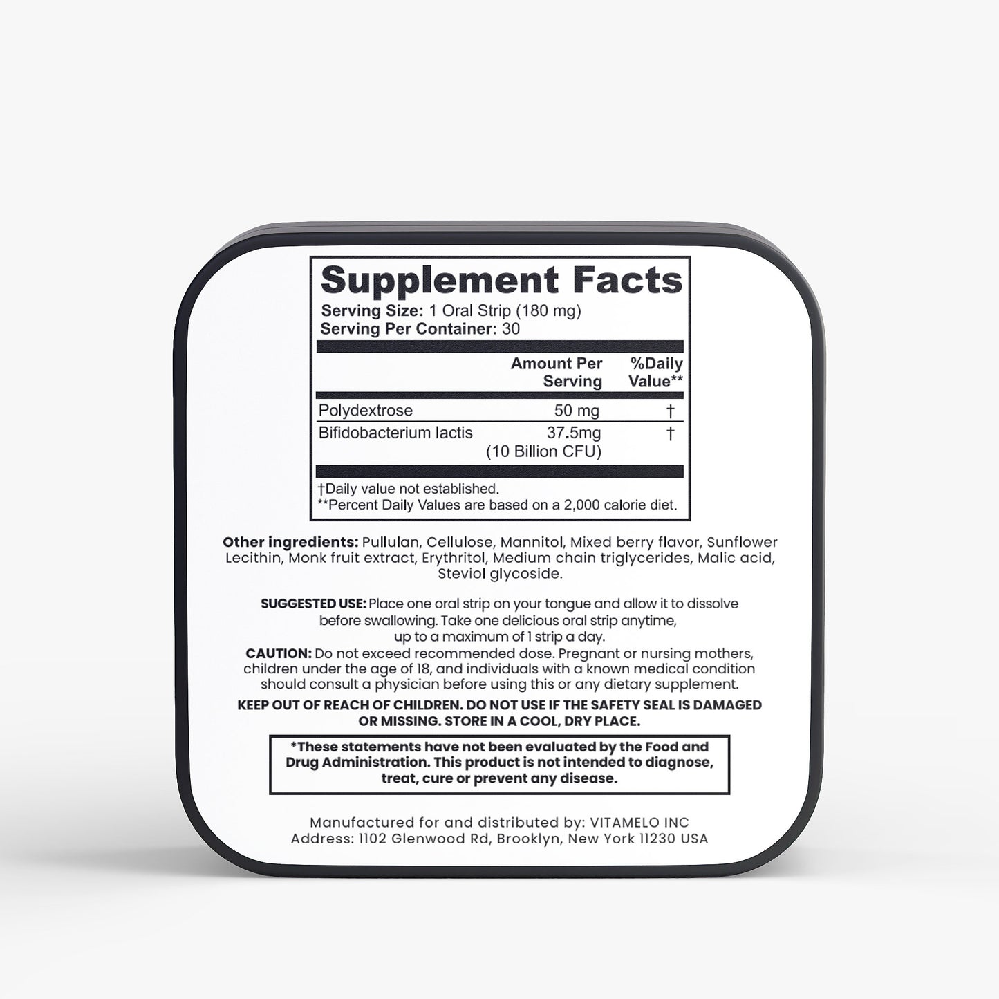 Probiotic + Metabolism Strips