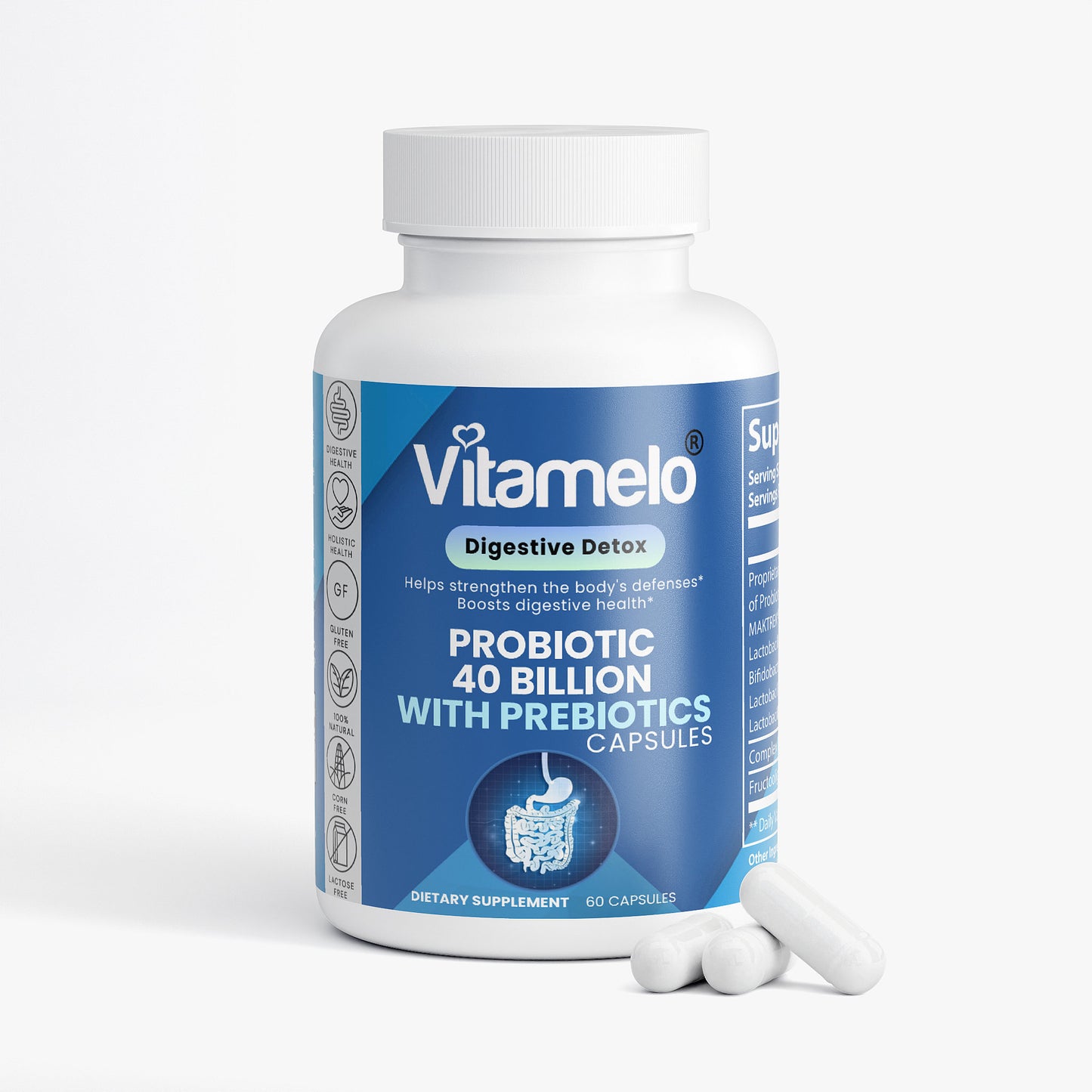 Probiotic 40 Billion with (Lactobacillus Plantarum)