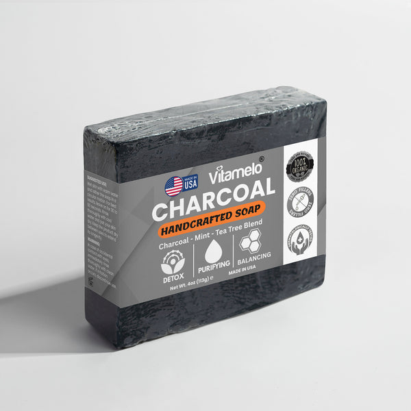 Activated Charcoal Detox Soap with Peppermint & Tea Tree