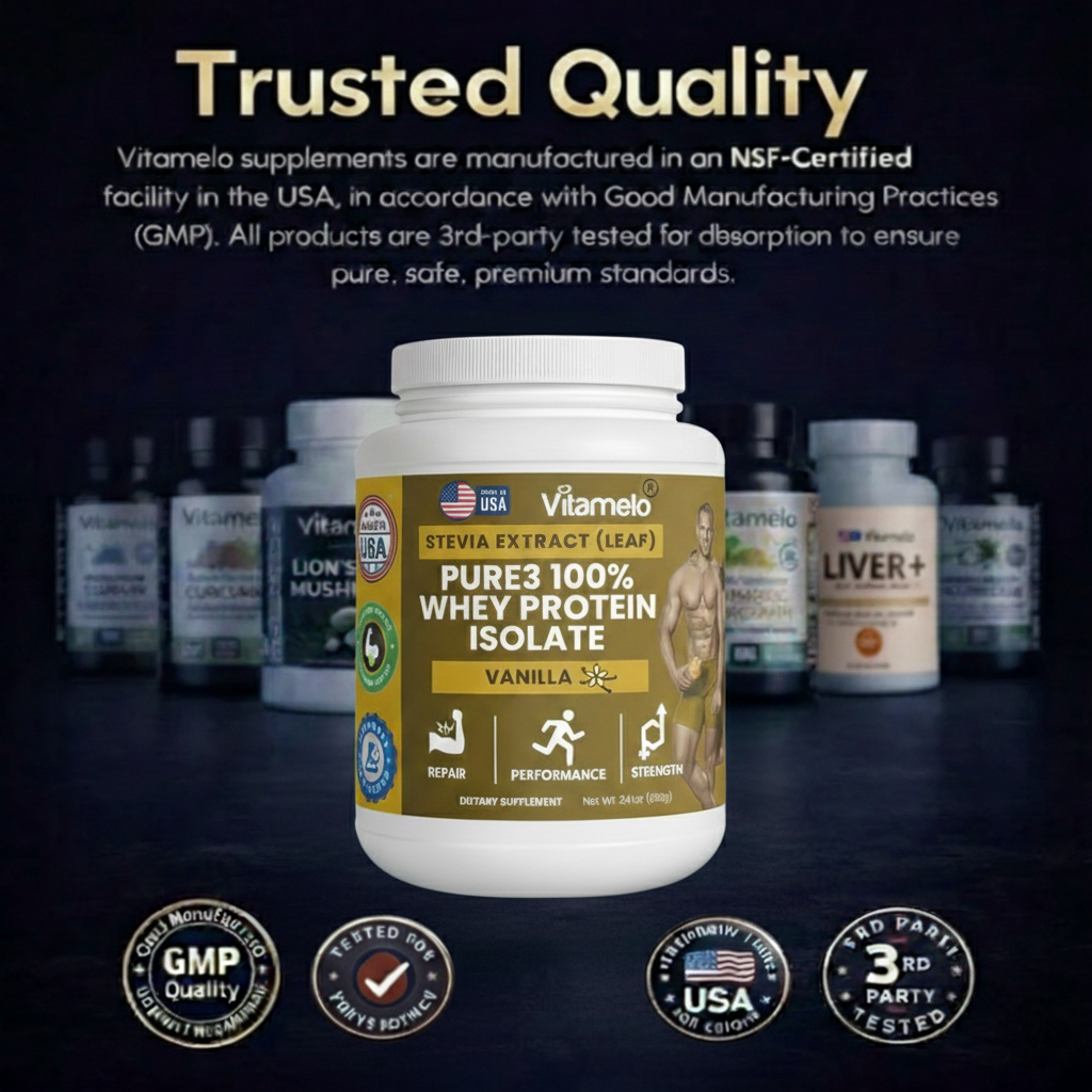 Pure3 100% Whey Protein Isolate (Vanilla)