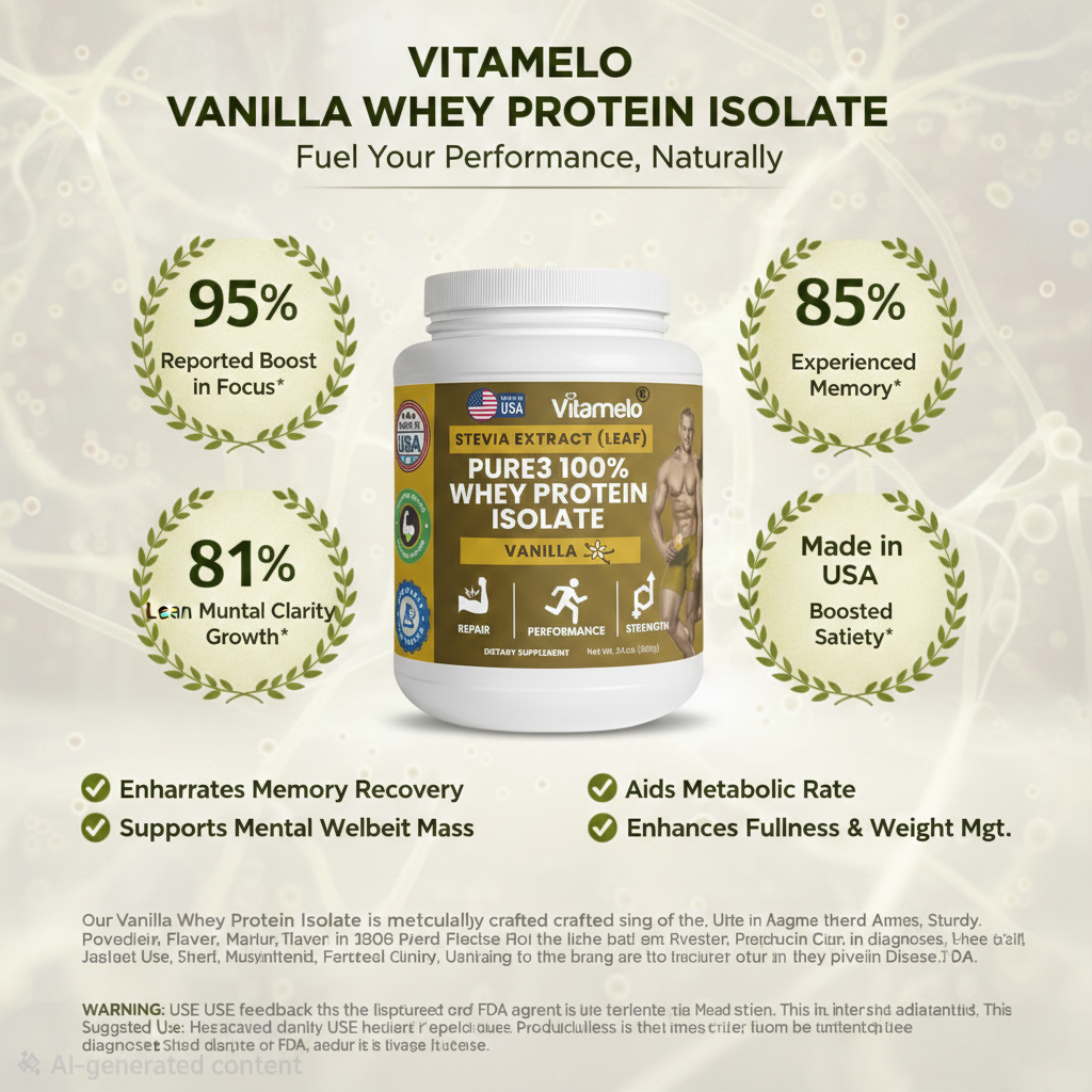 Pure3 100% Whey Protein Isolate (Vanilla)