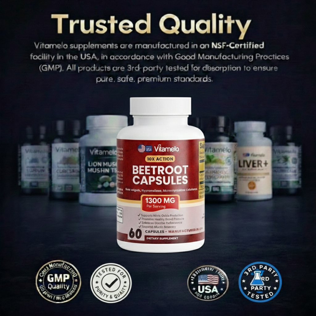 Organic Beetroot Supplement (1300 MG)