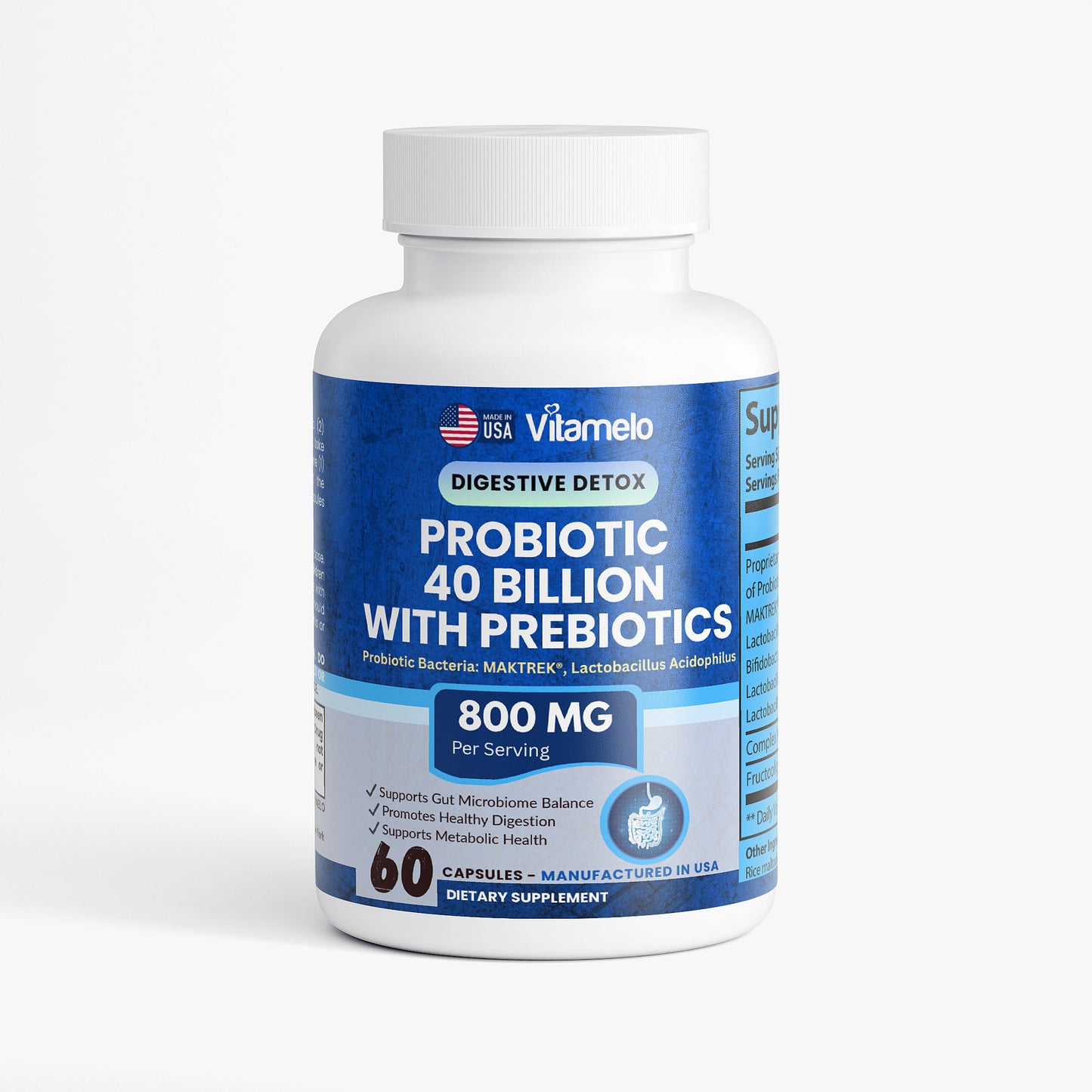 Probiotic 40 Billion with (Lactobacillus Plantarum)