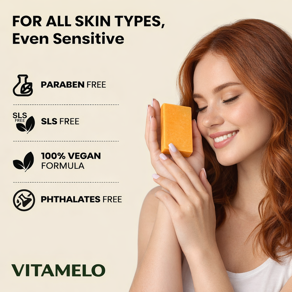 Turmeric Brightening Soap (with Vitamin C, Alpha Arbutin, Oat)