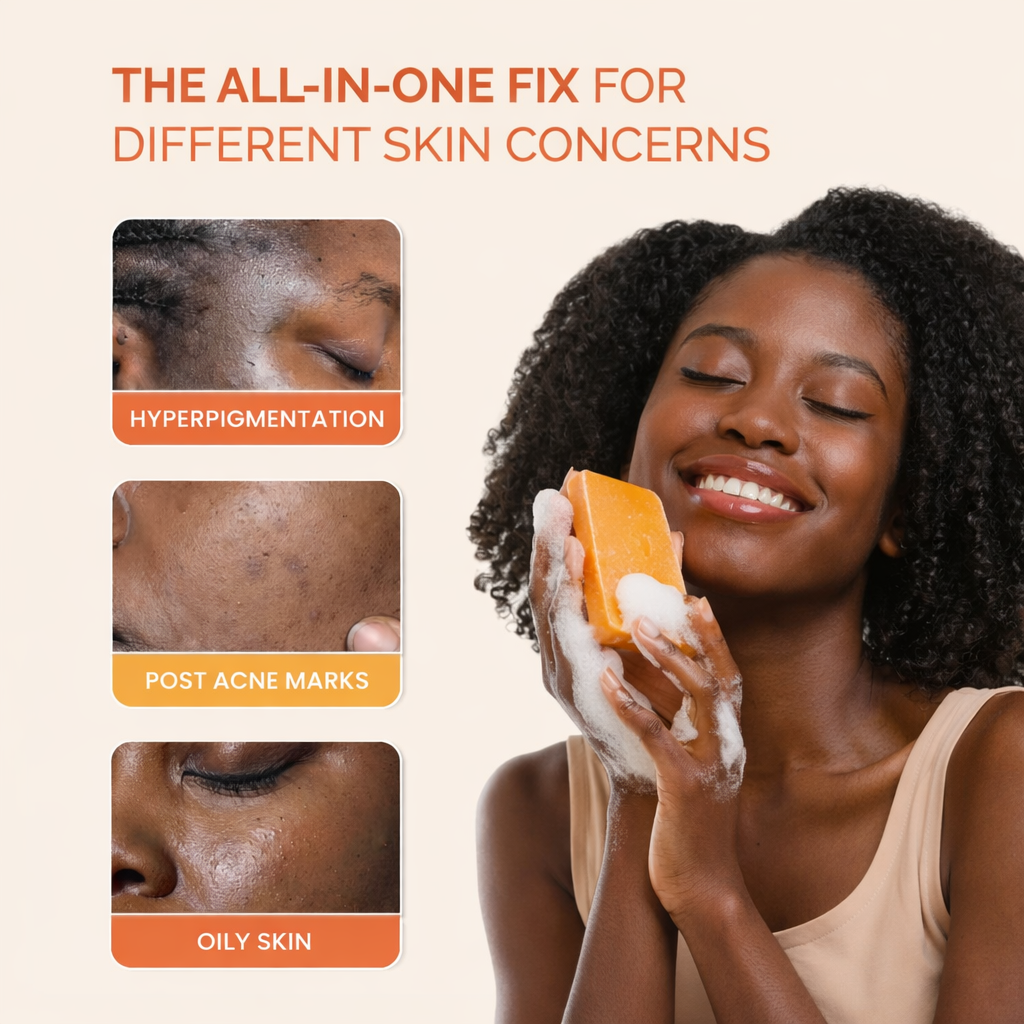 Turmeric Brightening Soap (with Vitamin C, Alpha Arbutin, Oat)