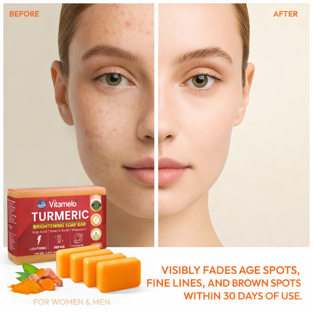 Turmeric Brightening Soap (with Vitamin C, Alpha Arbutin, Oat)