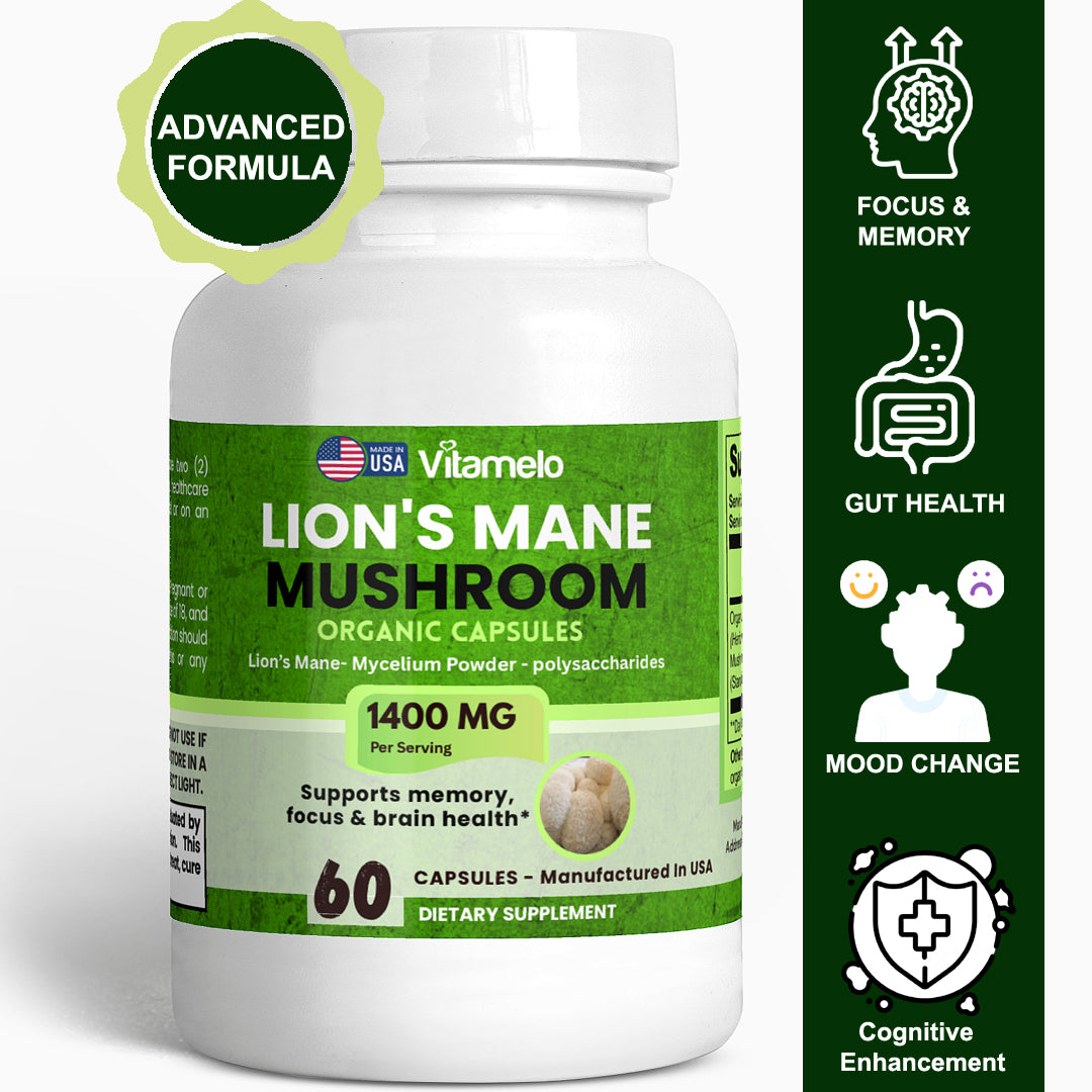 Organic Lion's Mane Mushroom Supplement