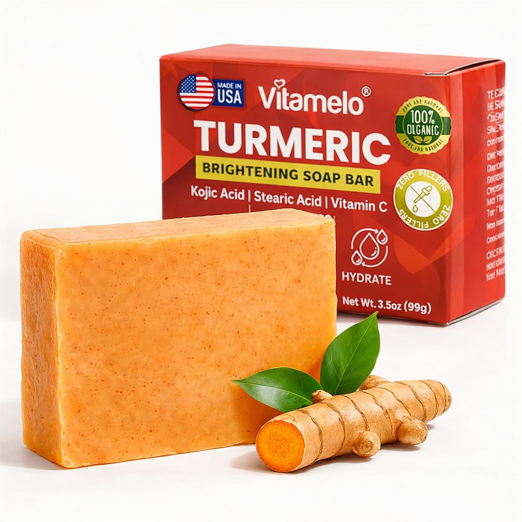 Turmeric Brightening Soap (with Vitamin C, Alpha Arbutin, Oat)