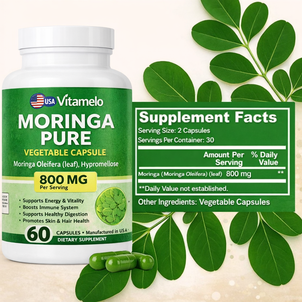 USDA Organic Moringa (Oleifera Leaf Extract)