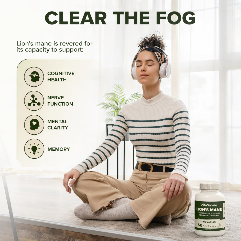 Organic Lion's Mane Mushroom Supplement