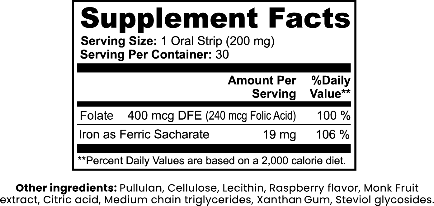 Iron Strips | Healthy Red Blood Cells