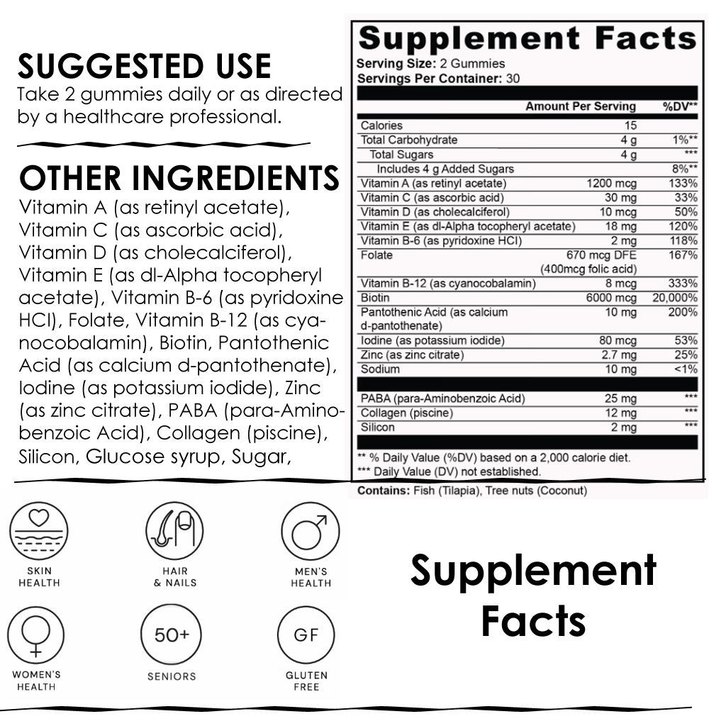 Hair, Skin & Nails Gummies