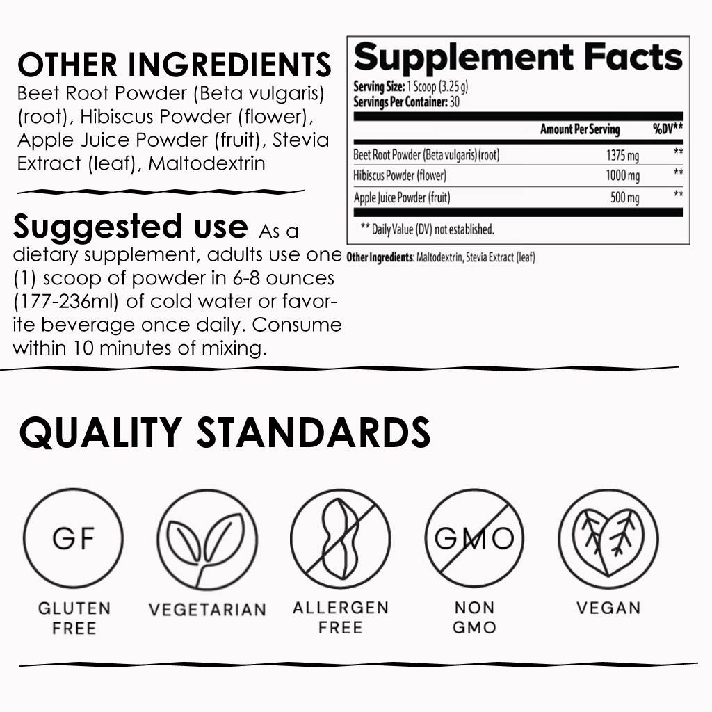 Non-GMO 100% Organic Beetroot Superfood